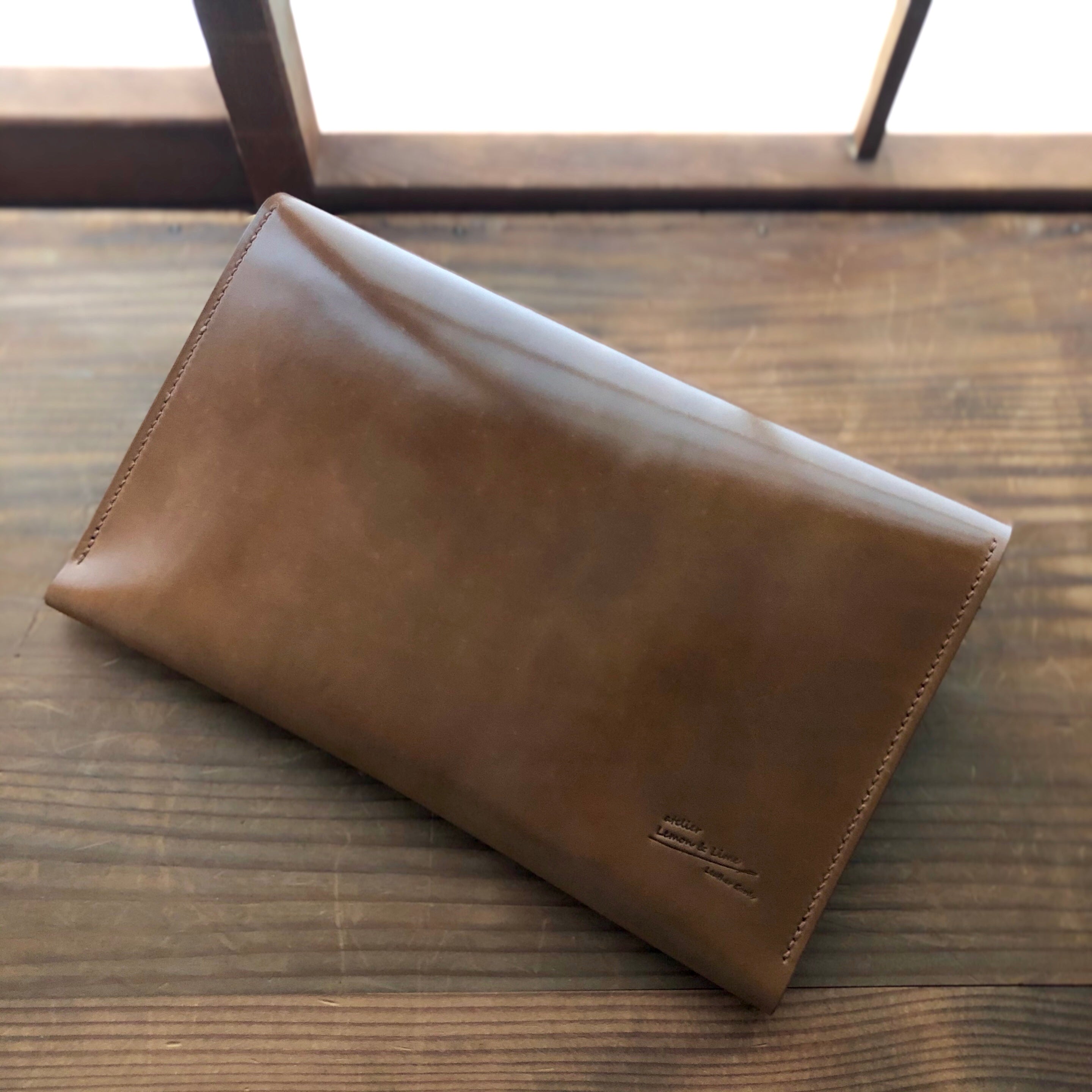 Shell Clutch (Medium)【Horween】シェルコードバンのクラッチ(Mサイズ)