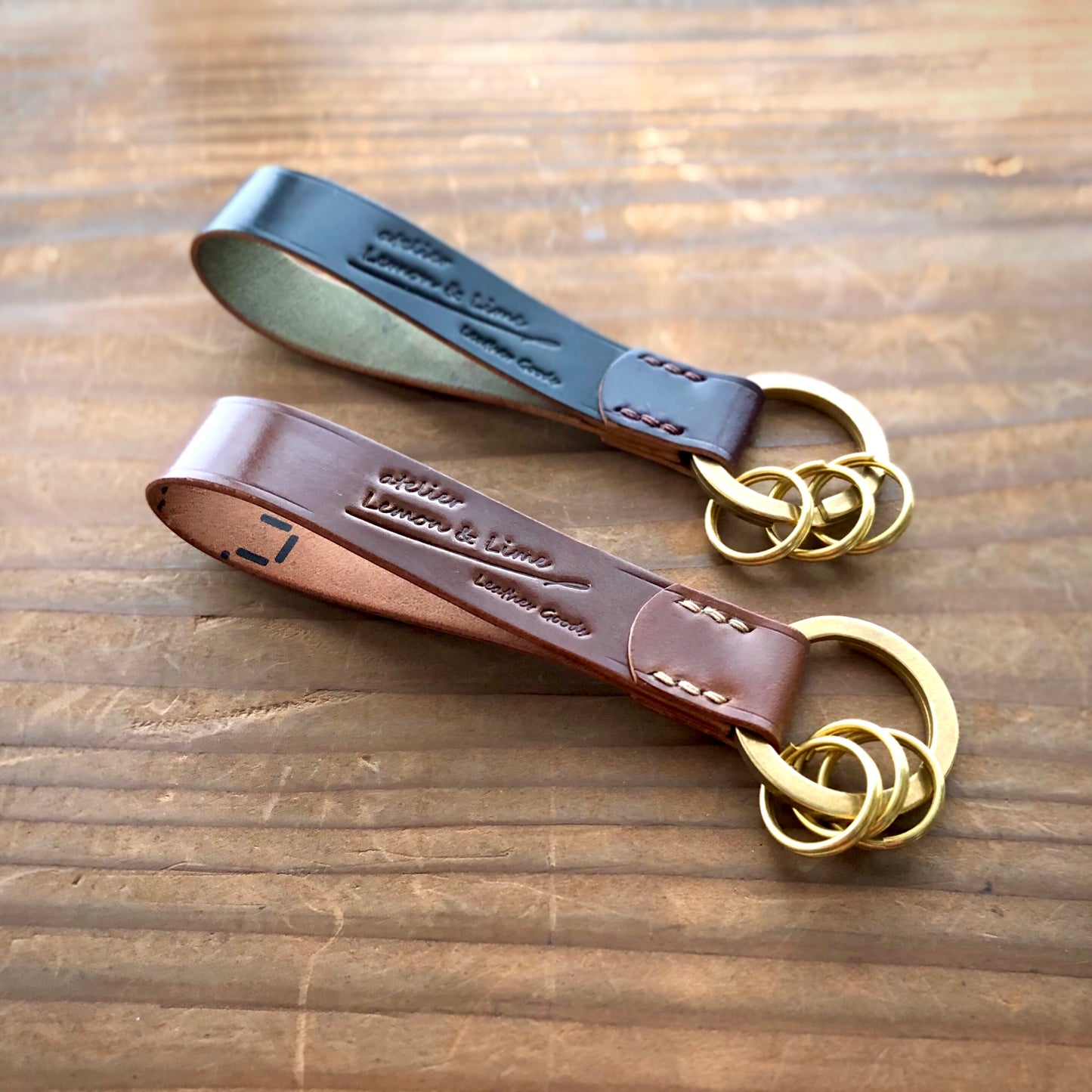 Shell Key Fob (Type A)【Horween】シェルコードバンのキーフォブ(A)